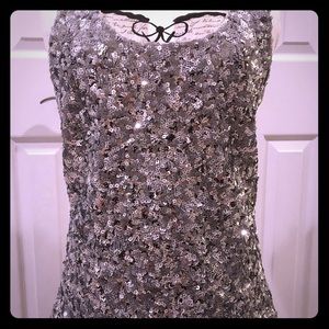 Alice & Olivia sequin tank
